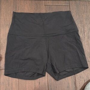 Women's Black 4” biker shorts